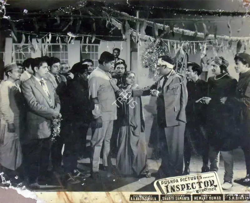 A.A. Nadiadwala (Producer), Inspector, 1956, Lobby Card