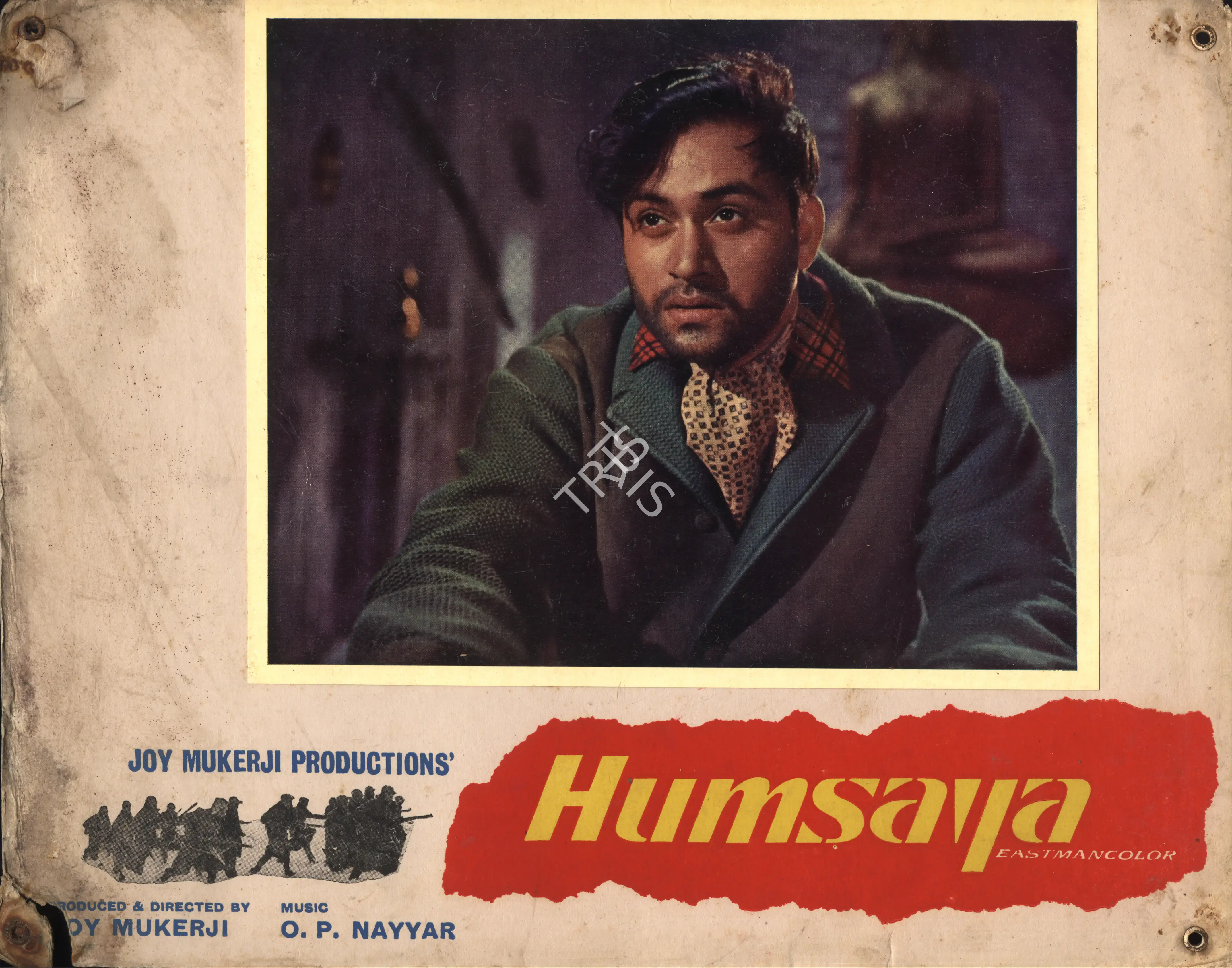 Joy Mukerjee (Director), Humsaya, 1968, Photographic Still Mounted on Lobby Card