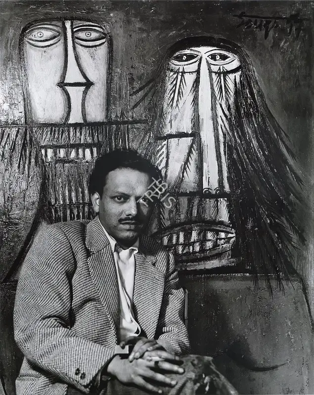 Ida Kar (Artist), Francis Newton Souza, 1957, Print