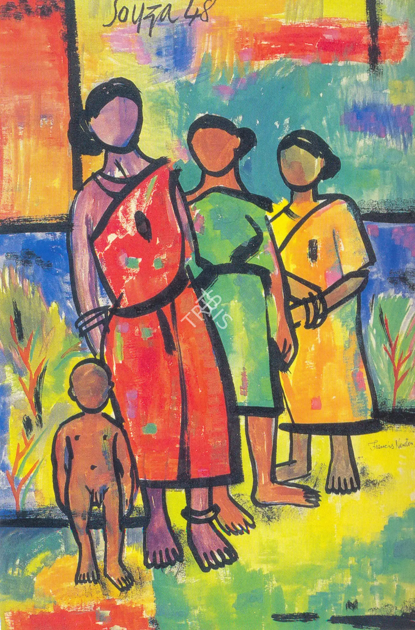F.N. Souza (Artist), Untitled, 1948, Painting