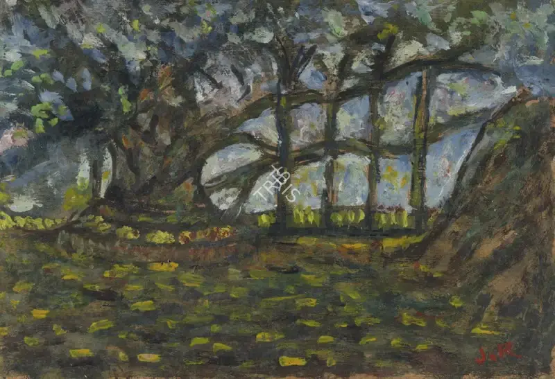 Jamini Roy (Artist), Untitled (Banyan Tree), 1925, Painting