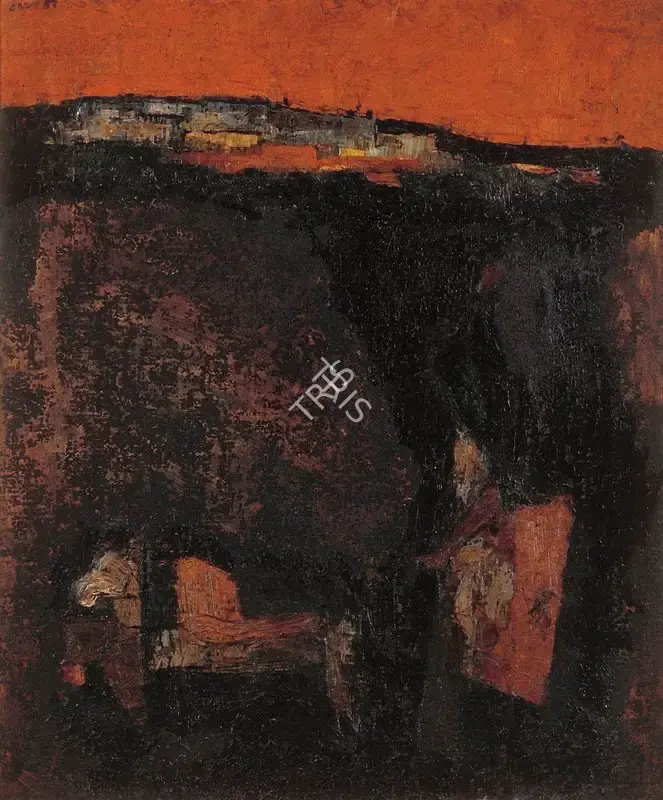 H.A. Gade (Artist), Untitled, 1957, Painting