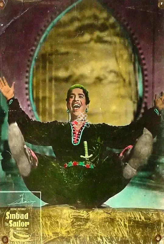 Nanabhai Bhatt (Director), Sinbad Jahaaji, 1952, Lobby Card