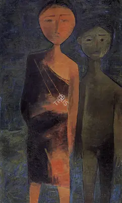 Ramkumar (Artist). Untitled, n.d. | Painting, So.NeY/12.06.95