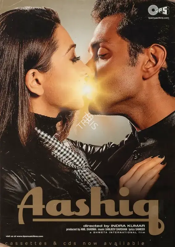Anil Sharma (Producer), Aashiq, 2001, Full Sheet Poster