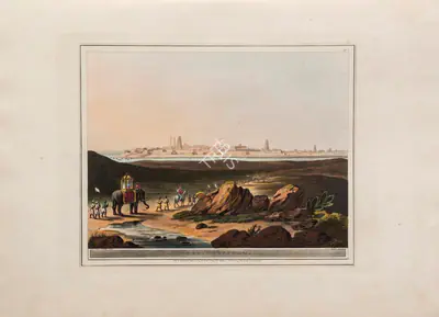 J.C. Stadler (Printmaker), Seringapatam, 1804, Aquatint