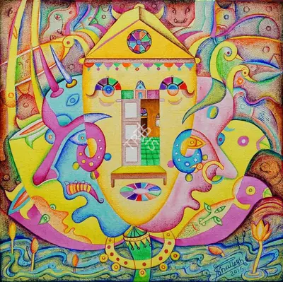 Shailesh Patel (Artist), Inside of Outside, 2015, Painting