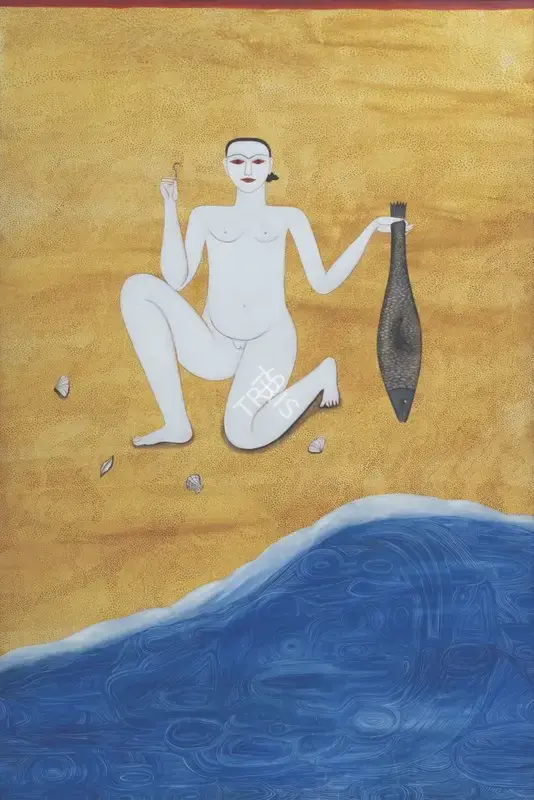Rodwittiya, Rekha (Artist). Subtexts, 2000 | Painting, AG.Mum/09.04.24, 2024 · Asta Guru