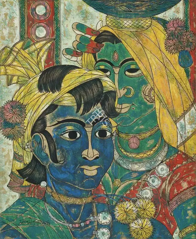 A.A. Almelkar (Artist), Untitled, 1976, Painting