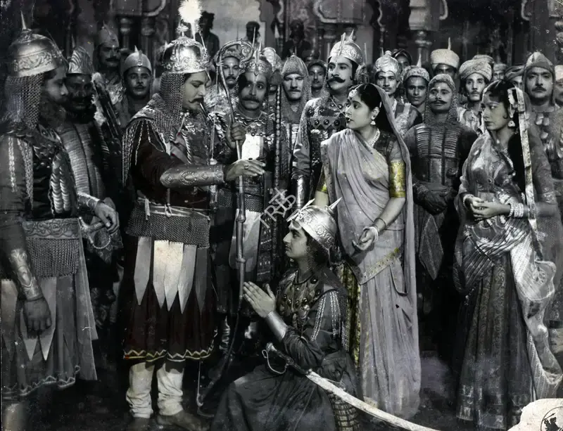 Gauri Shanker Goel (Producer), Samrat Prithviraj Chauhan, 1959, Photographic Still