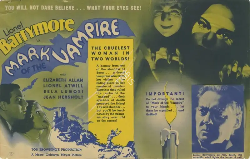 Browning, Tod (Producer), Mark of the Vampire, 1935 | Herald | CinemaEducation | 00795078
