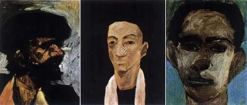 Sudhir Patwardhan (Artist), Head 1, Painting