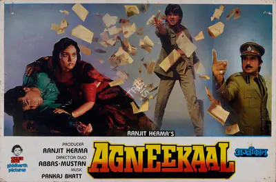 Ranjit Herma (Producer), Agneekaal, 1990, Lobby Card
