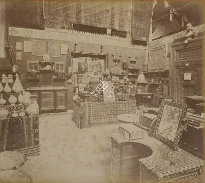 Shew Shankar Narayan (Photographer), The Punjab Court to the West of the Central Passage - 1st View, 1883, Antiquarian Photograph
