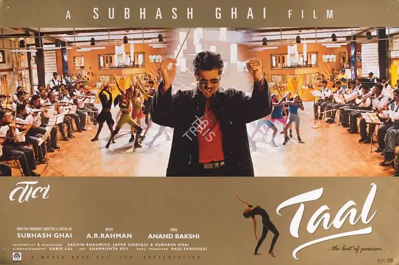 Kabir Lal (Cinematographer), Taal, 1999, Lobby Card