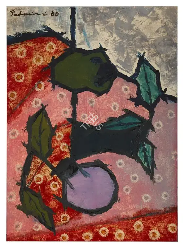 T.K. Padmini (Artist), Untitled, 1960, Painting