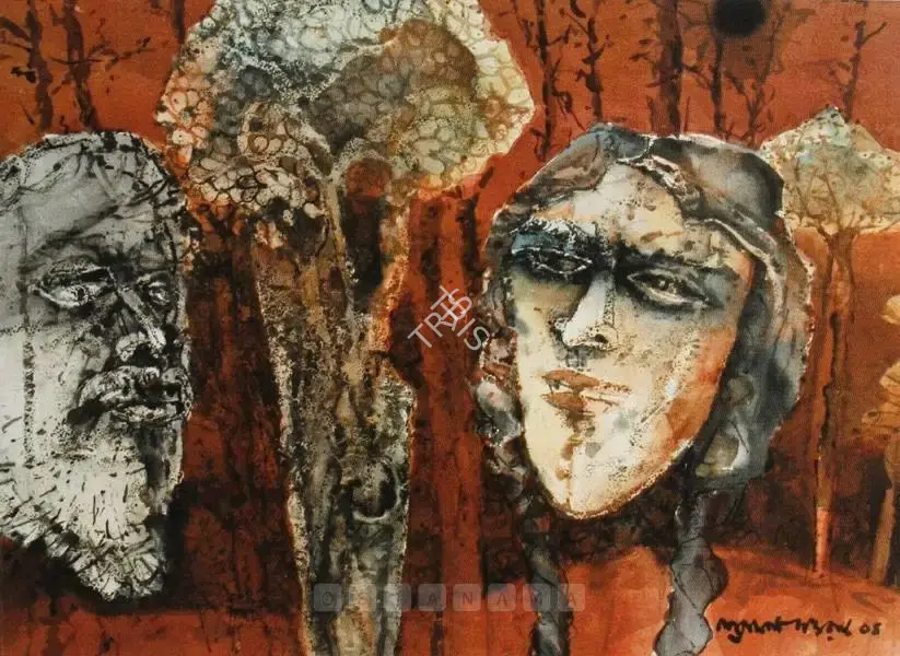 Ray, Shyamal Dutta (Artist). Untitled, 2005 | Painting, Ch.NeY/30.03.06, 2006 · Christie's