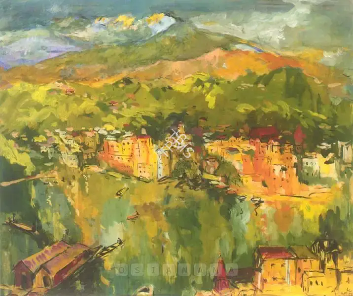 H.A. Gade (Artist), Untitled, 1950, Painting