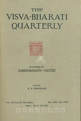 K.R. Kripalani (Editor), Visva-Bharati Quarterly, 1942, Journal