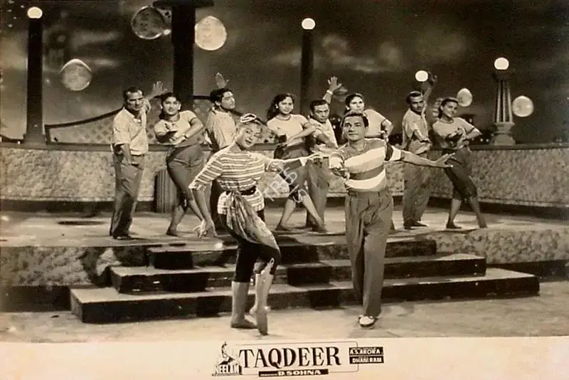D. Sohna (Producer), Taqdeer, 1958, Lobby Card