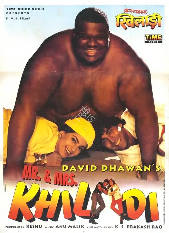 Keshu Ramsay (Producer), Mr & Mrs Khiladi, 1997, Full Sheet Poster