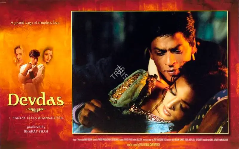 Binod Pradhan (Cinematographer), Devdas, 2002, Lobby Card