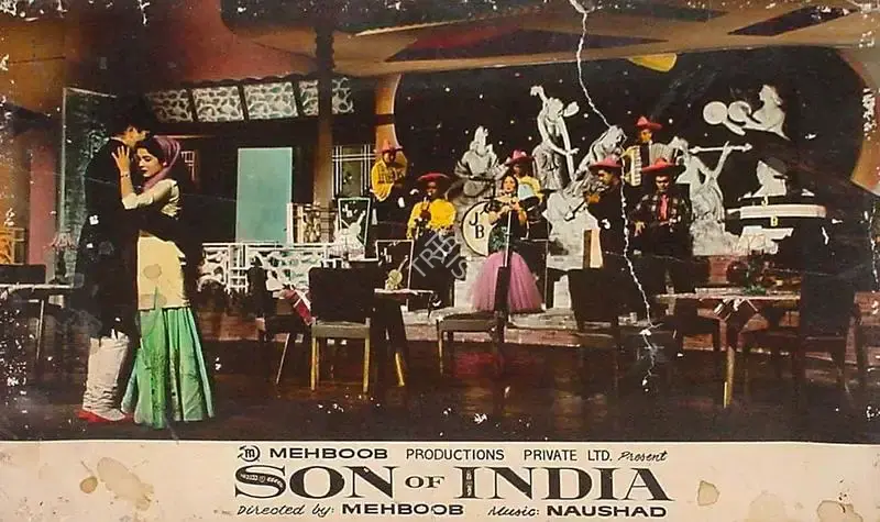 Mehboob (Producer), Son Of India, 1962, Lobby Card