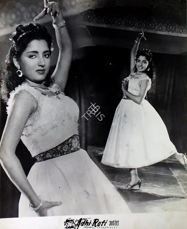 Vallabh Chokshi (Producer), Adhi Roti, 1957, Lobby Card