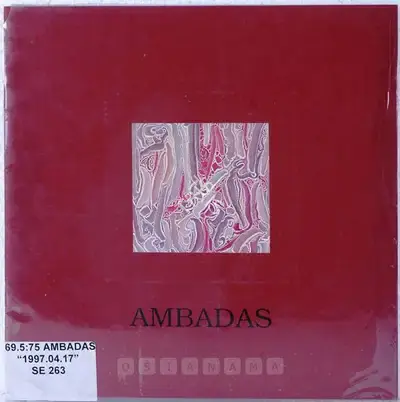 Ambadas (Artist), Ambadas, 1997, Solo Exhibition Catalogue