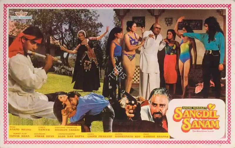 Shomu Mukerji (Producer), Sangdil Sanam, 1994, Lobby Card