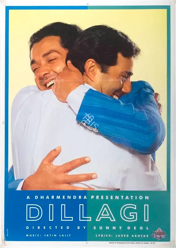 Sunny Deol (Producer), Dillagi, 1999, Full Sheet Poster