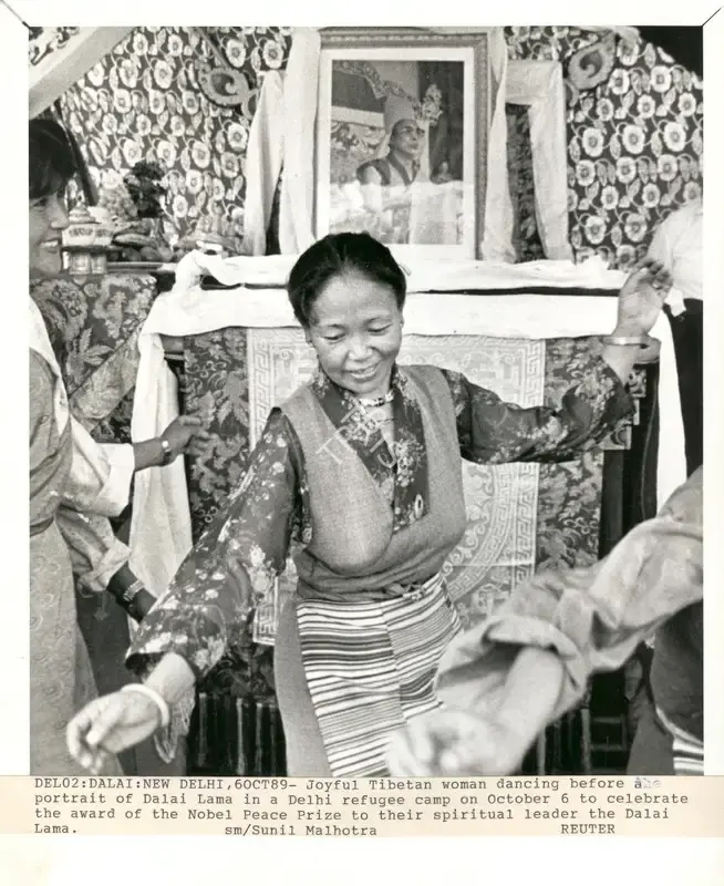 Sunil Malhotra (Photographer), Del02: Dalai: New Delhi, 6Oct89, 1989, Contemporary Photograph