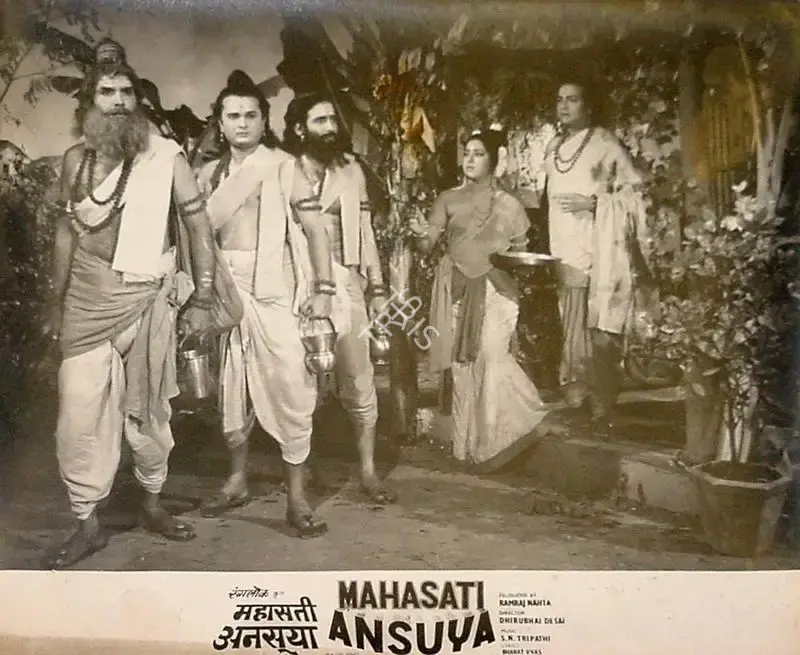 Ramraj Nahta (Producer), Mahasati Ansuya, 1965, Lobby Card