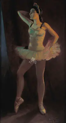 Solomon Gladstone (Artist), Ballet Dancer, Painting