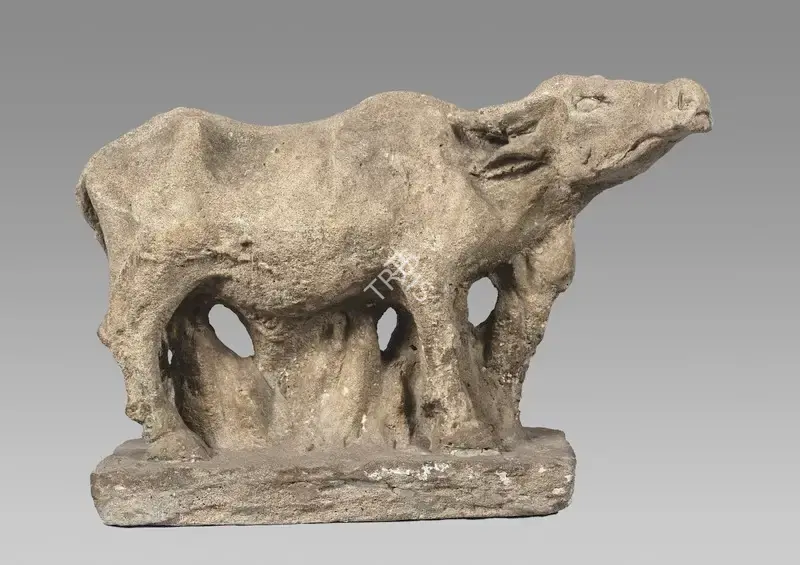 Baij, Ramkinkar (Artist). Buffalo, late 1940s | Sculpture, Os.Mum/02.12.14, 2014 · Osian's