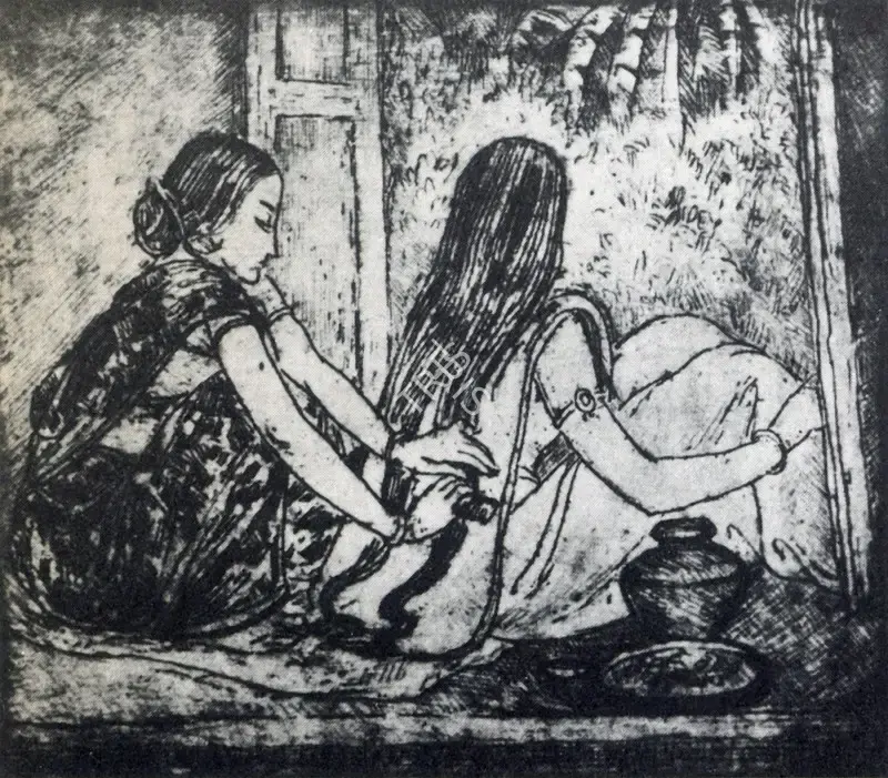 Y.K. Shukla (Artist), Untitled, Painting