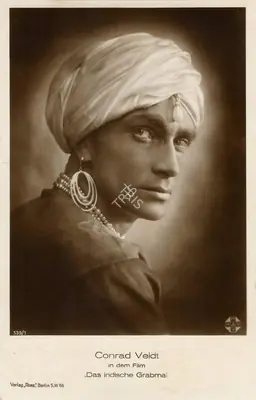 Werner Brandes (Cinematographer), The Indian Tomb, Part I: The Mission of the Yoghi, 1921, Postcard
