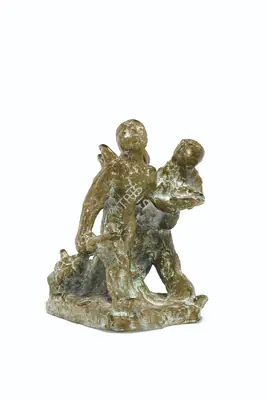 Baij, Ramkinkar (Artist). Untitled (Study for Towards Kankalitala), c. early 1970s | Sculpture, Ch.NeY/23.09.20, 2020 · Christie's