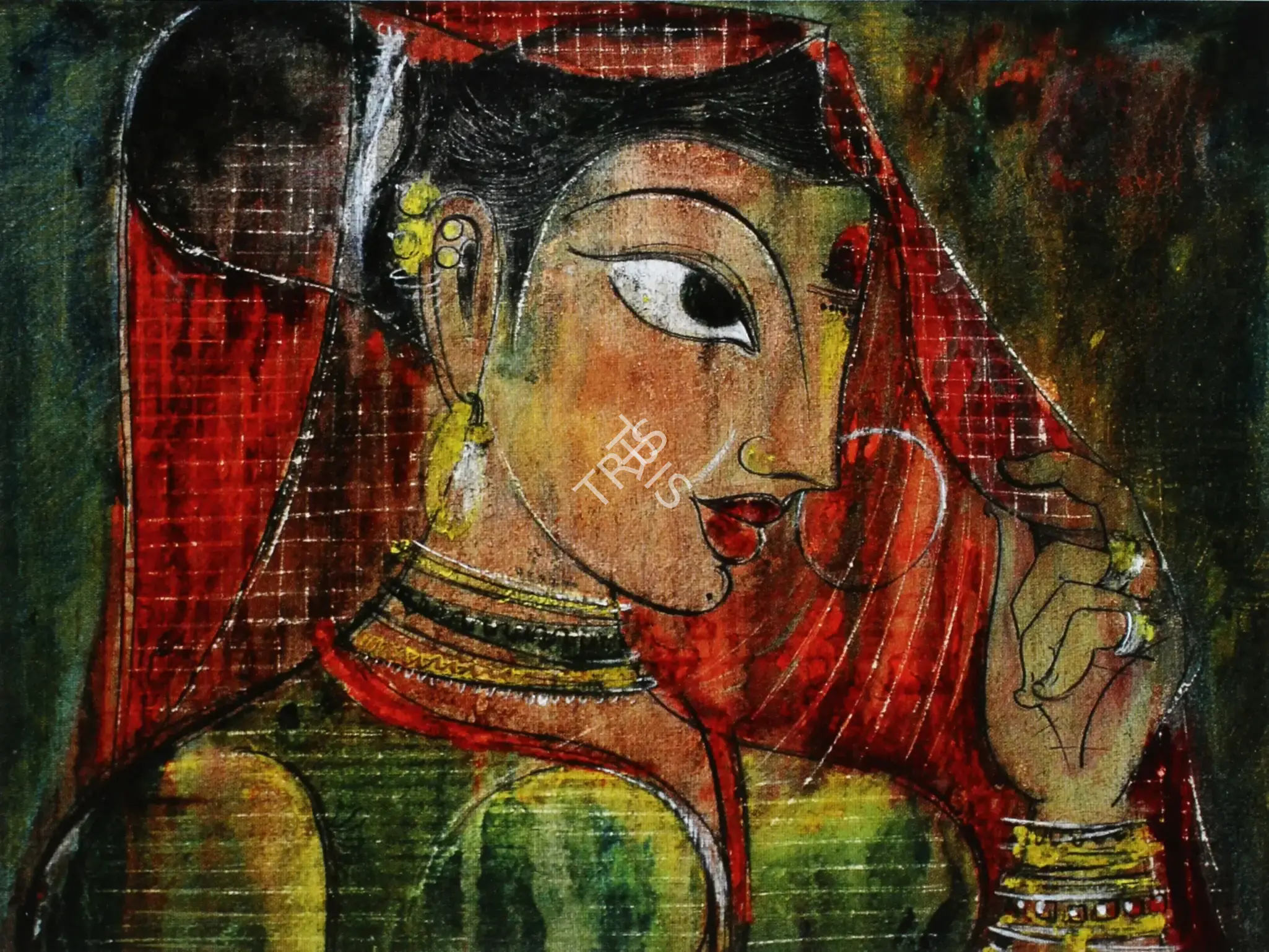 A.A. Almelkar (Artist), Untitled, Painting