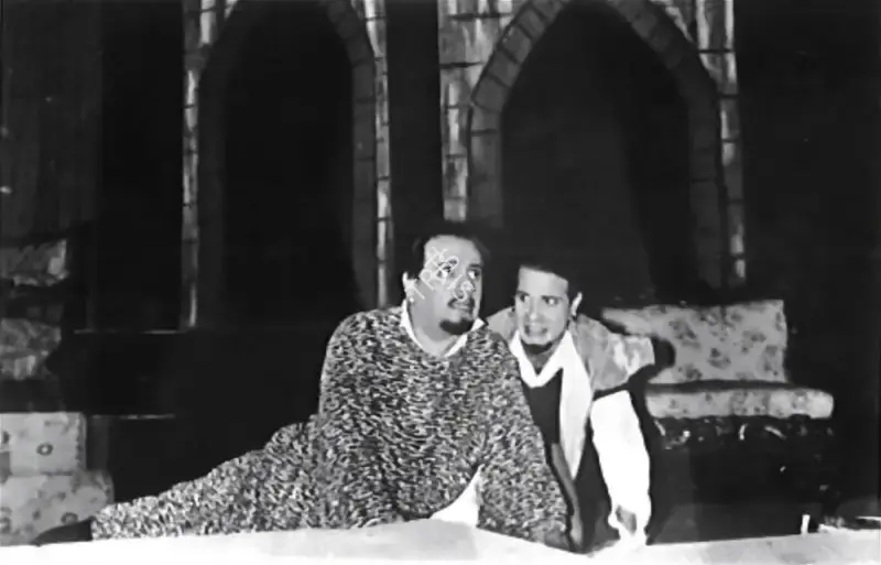 Unknown (Photographer). Utpal Dutt and Shekhar Chattopadhyay in Othello, staged by Little Theatre Group. 1958 | Photographic Still | CinemaEducation | 00761955