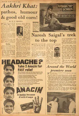 Naresh Saigal's Trek to the Top, 1967, Film Review