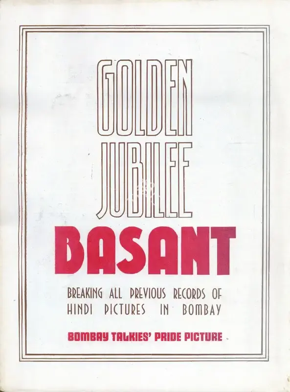 Amiya Chakravarty (Director), Basant, 1942, Advertisement