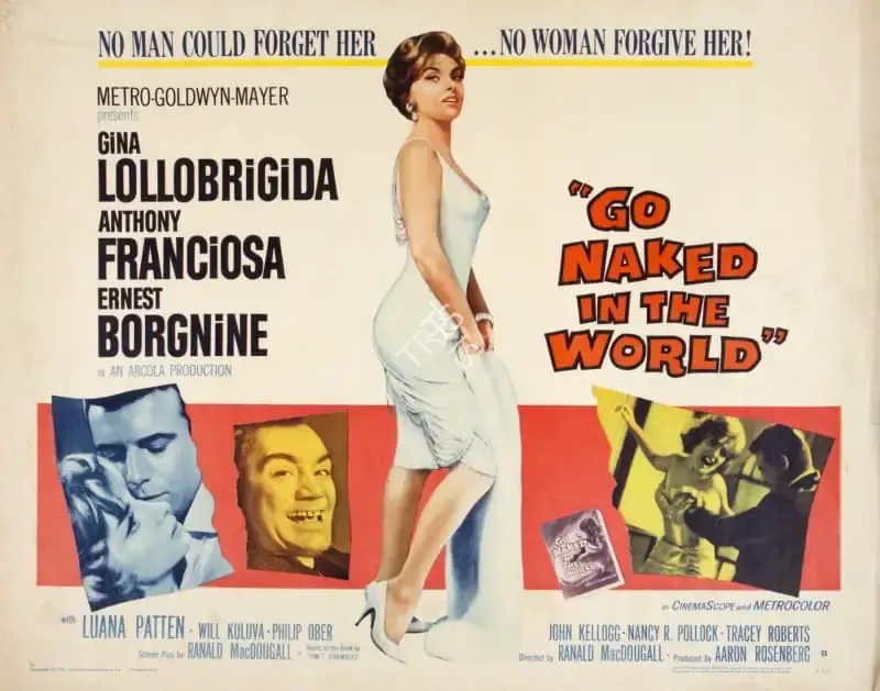 Aaron Rosenberg (Producer), Go Naked in the World, 1961, Poster