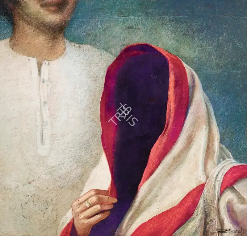 Bikash Bhattacharjee (Artist), Untitled, 1979, Painting