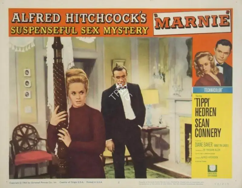 Alfred Hitchcock (Producer), Marnie, 1964, Lobby Card