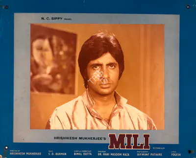 Pathare, Jaywant (Cinematographer), Mili, 1975 | Photographic Still Mounted on Lobby Card | CinemaEducation | 00765339