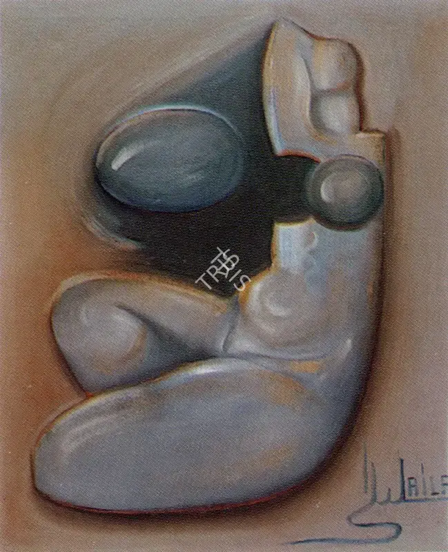 Laila Shahzada (Artist), Blue Tears, Painting