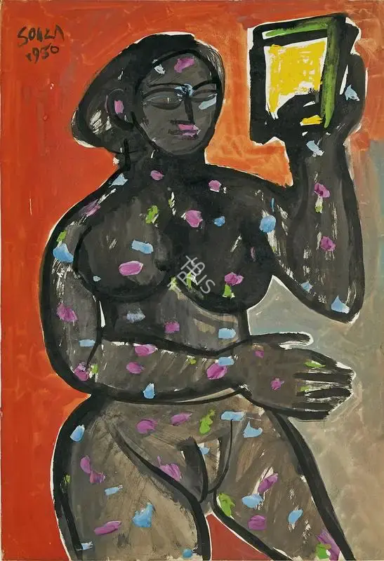 F.N. Souza (Artist), Untitled, 1950, Painting