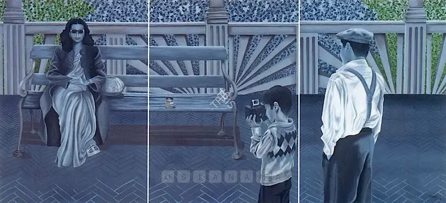 Mohammed Saigol (Artist), Calcutta Revisited, 2008, Painting
