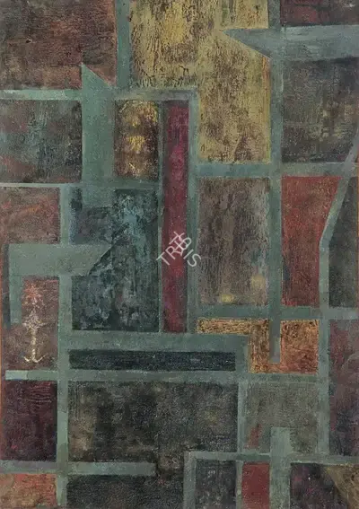 V.S. Gaitonde (Artist), Untitled, 1958, Painting